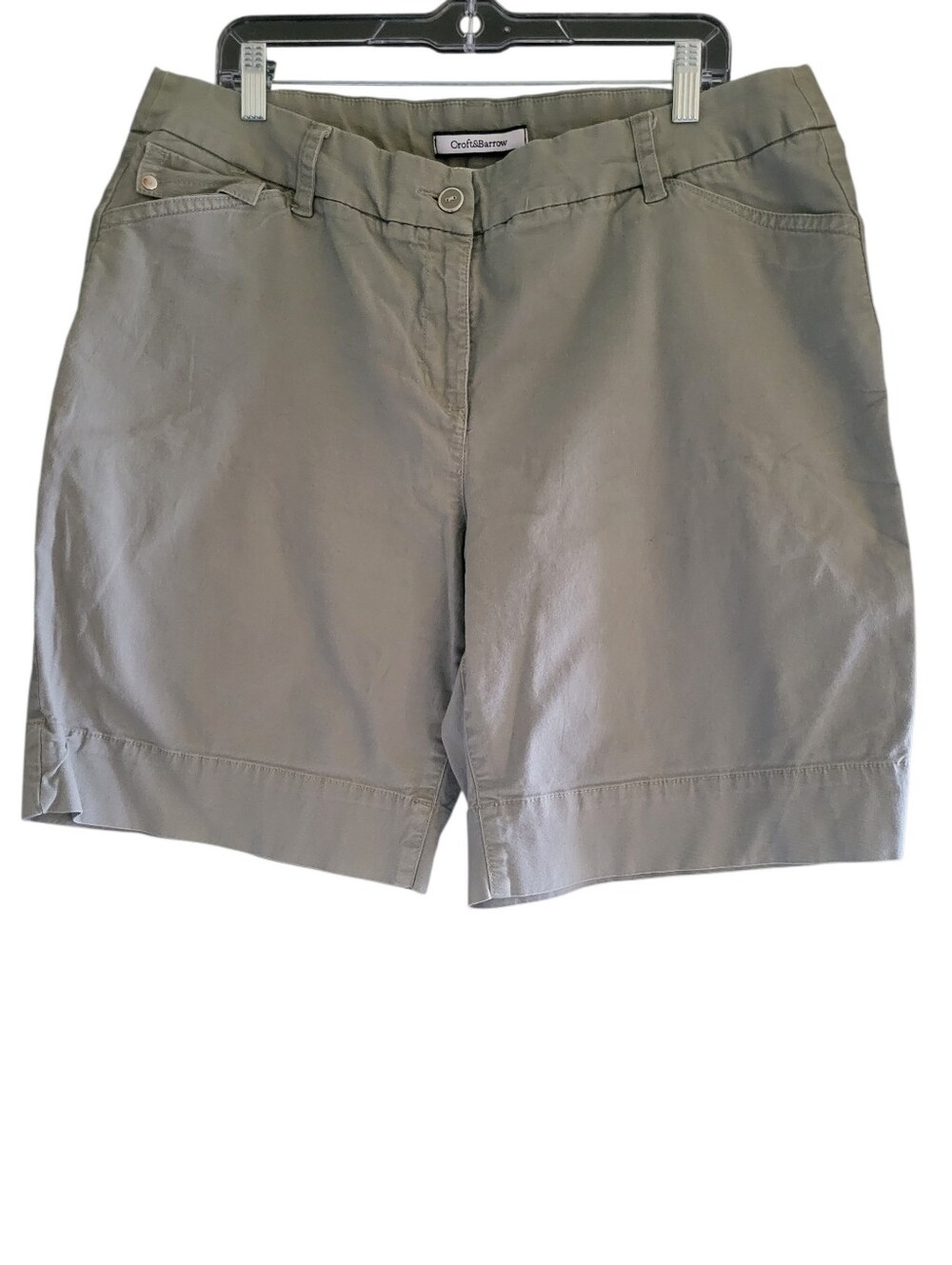 Croft And Barrow Plus Shorts Olive sz 18
